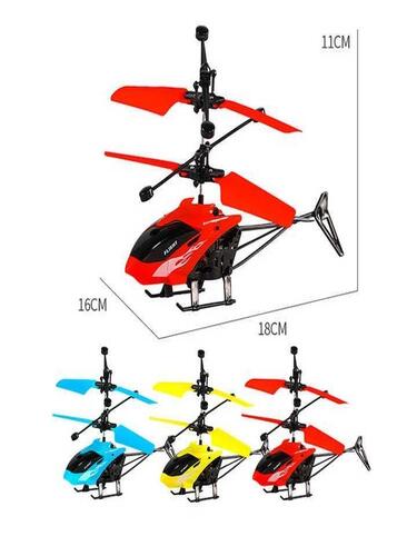 Plastic Heli Electric Drive Set Hand Sensor Toy