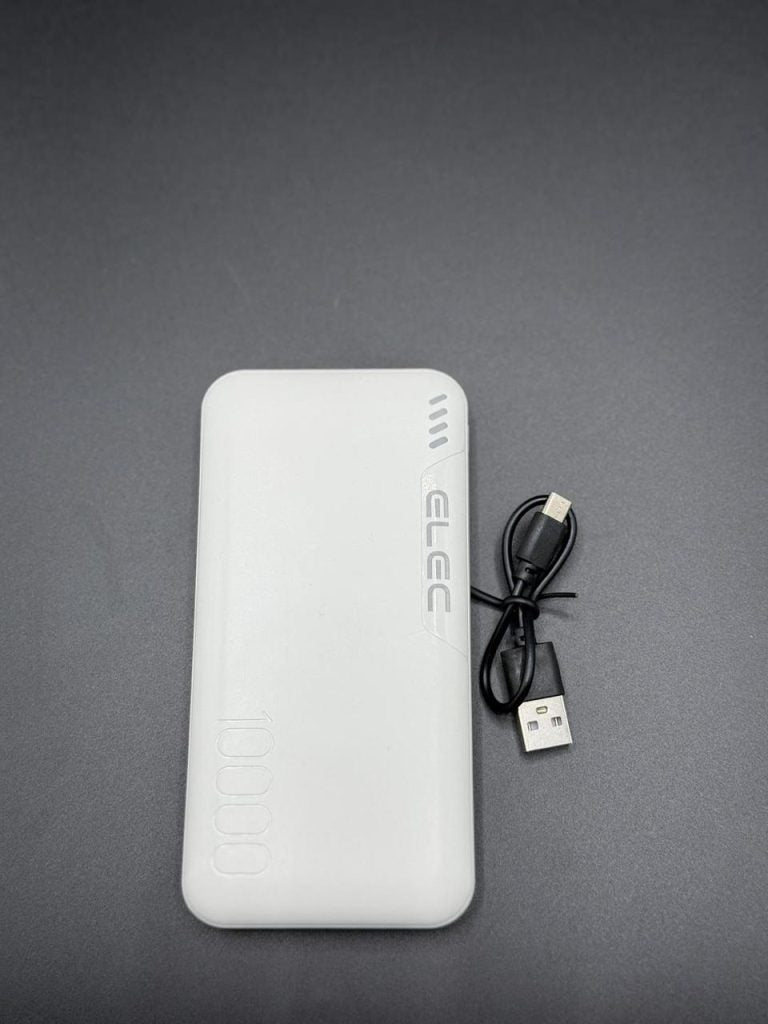 Elec 10,000mah Fast Charging Power Bank – White