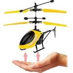 Plastic Heli Electric Drive Set Hand Sensor Toy