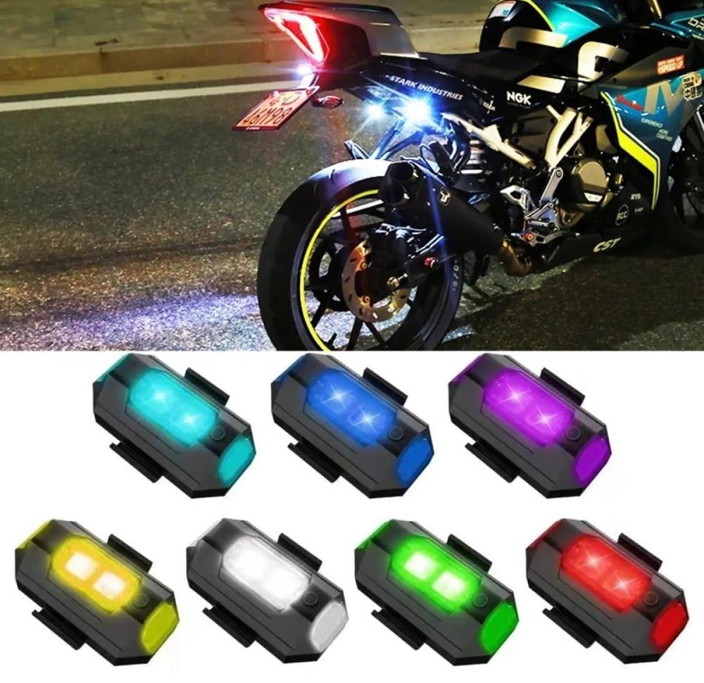 2x Air Craft Flasher Bike Light