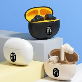 Professional Display Earbuds Stereo 895b Wireless Bluetooth Earbuds | Mic In-ear Headphones With Led Display