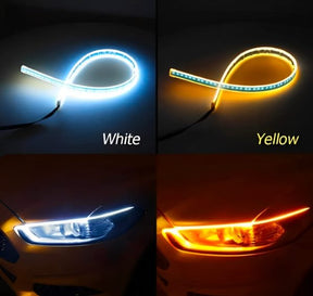 01 Pcs Trending Hub Universal Bike Strip Light – Dual Color Turn Signal