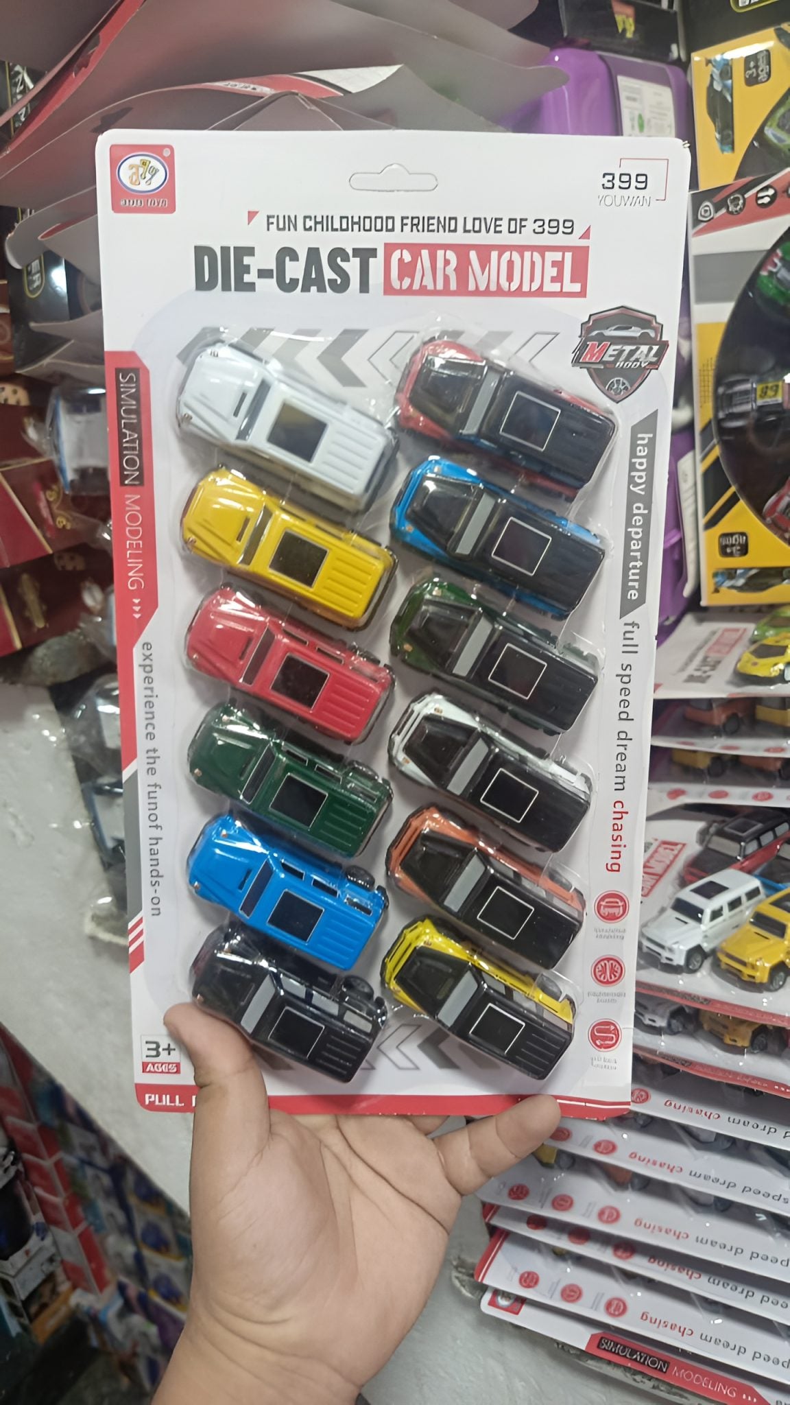 Die-cast Metal Toy Cars Set – Pack Of 12 Assorted Suv Models In Vibrant Colors For Kids’