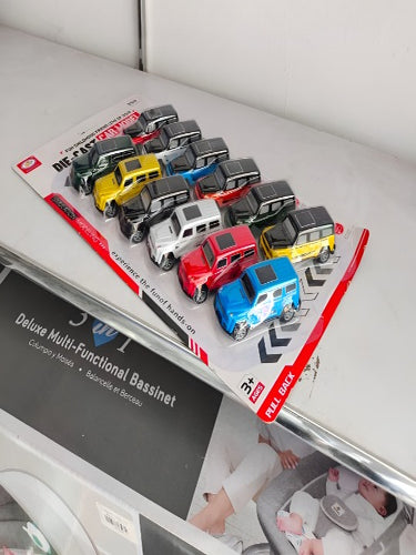 Die-cast Metal Toy Cars Set – Pack Of 12 Assorted Suv Models In Vibrant Colors For Kids’