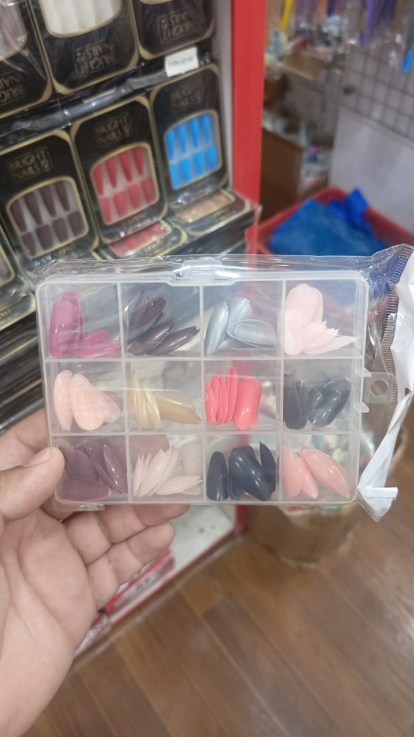 288 Pcs Colorful Nails Box| Abs Plastic | Nail Shaper Set