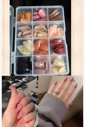 288 Pcs Colorful Nails Box| Abs Plastic | Nail Shaper Set