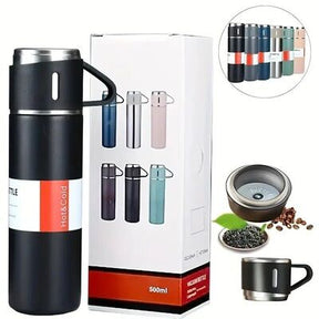 Stainless Steel 500ml Hot & Cool Water Bottle (500 Ml)